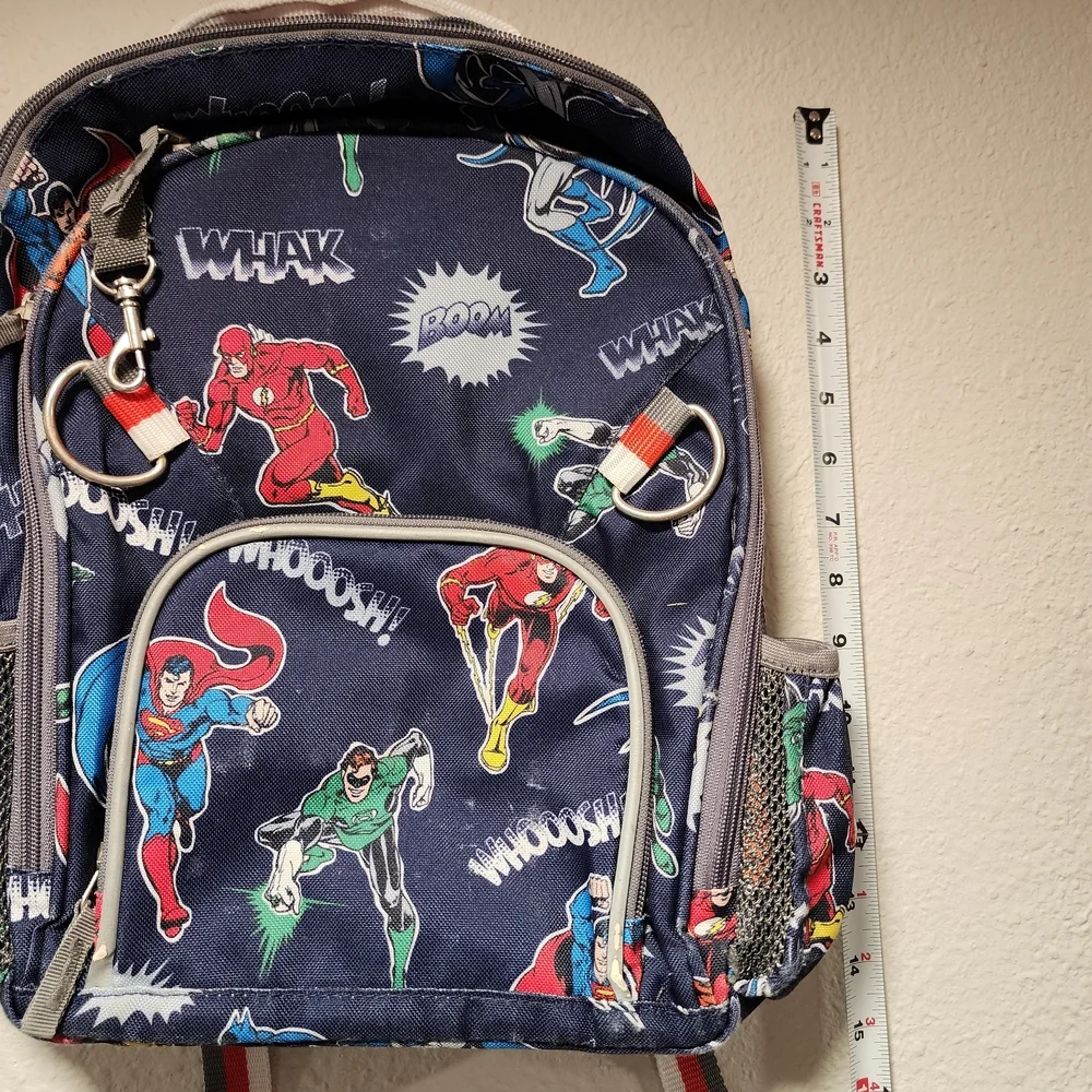 Pottery Barn Kids Superhero Backpack - Blue and Red